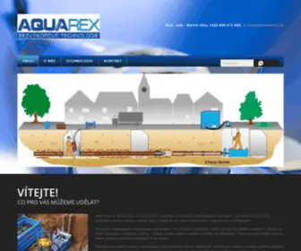 Aquarexsro.cz(Bezvýkopové technologie) Screenshot