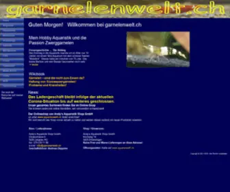 Aquarienwelt.ch(Garnelen) Screenshot