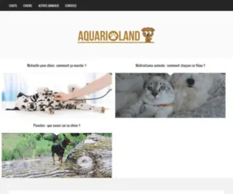 Aquarioland.com(Tout savoir sur les animaux) Screenshot