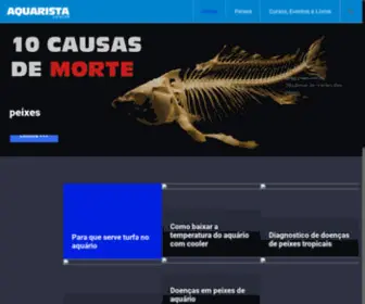 Aquaristajunior.com.br(Aquarismo Online) Screenshot
