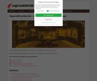 Aquaristik-Online.de(Aquaristik Hobby) Screenshot