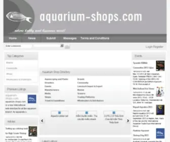 Aquarium-Shops.com(The yellow pages for all aquarium branch) Screenshot