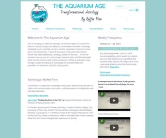 Aquariumage.com(Transformational Astrology charts readings Ralfee Finn) Screenshot