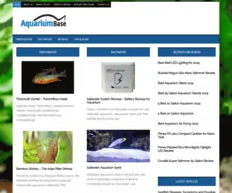 Aquariumbase.com(Aquarium Base) Screenshot