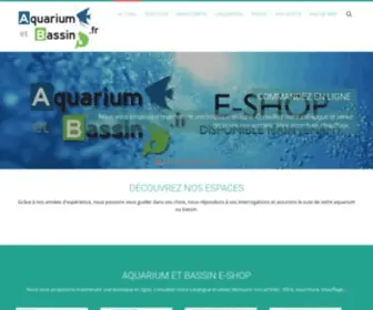 Aquariumetbassin.fr(Votre spécialiste aquariophilie et bassin à Louviers dans l'Eure) Screenshot