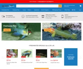 Aquariumfishsale.com(Tropical Fish for Sale) Screenshot