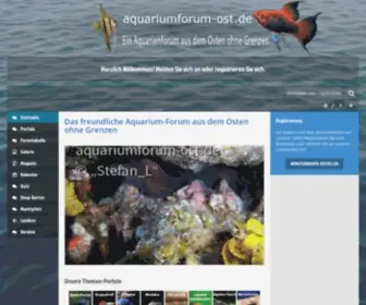 Aquariumforum-OST.de(Aquarium-Forum aus dem Osten ohne Grenzen) Screenshot