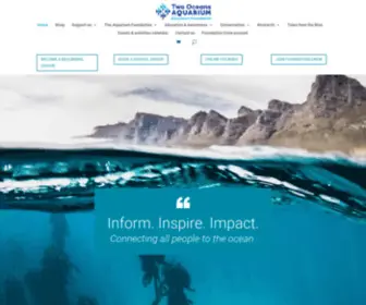 Aquariumfoundation.org.za(Two Oceans Aquarium Education Foundation) Screenshot