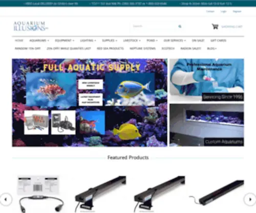 Aquariumillusions.com(Aquariumillusions) Screenshot
