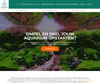 Aquariumopstarten.nl(Makkelijk een aquarium beginnen met gratis hulp) Screenshot