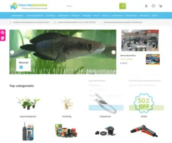 Aquariumplantenshop.nl(Uw favoriete aquariumwinkel) Screenshot