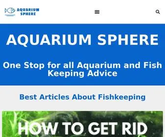 Aquariumsphere.com(Aquarium Sphere) Screenshot