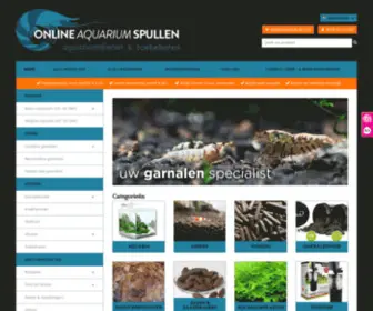 Aquariumwinkel.nl(Uw garnalen en aquarium specialist) Screenshot