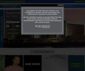 Aquariuscasinoresort.com Screenshot