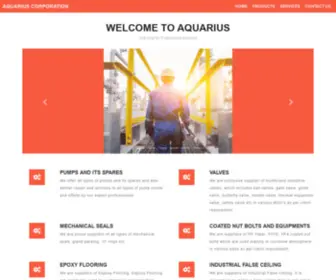 Aquariuscorporation.com(Aquarius Corporation) Screenshot