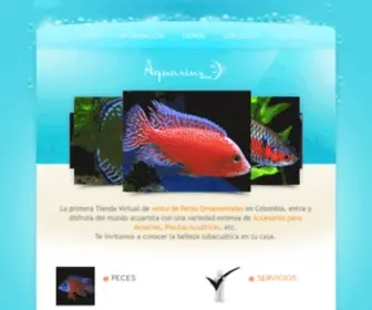 Aquariusonline.co(Venta de peces Colombia) Screenshot