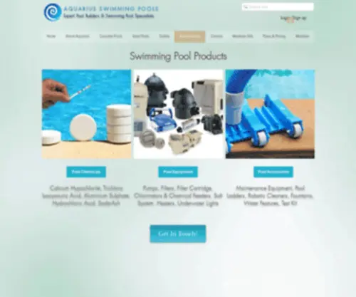 Aquariuspools.com.my(Swimming Pool Specialists) Screenshot