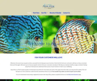 Aquariva.com.au(Wholesale Tropical & Aquarium Fish) Screenshot