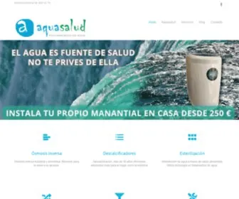 Aquasalud.com(Tratamientos de agua) Screenshot