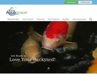 Aquascapeinc.com(Aquascape) Screenshot