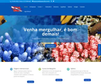 Aquascuba.com.br(Escola de Mergulho completa em Jundiaí) Screenshot