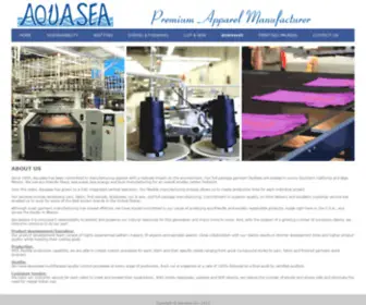 Aquasea.com(AQUASEA INC) Screenshot