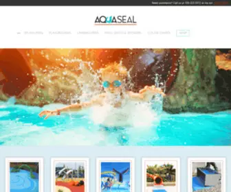 Aquasealllc.com(Playground & Water Park Safety Surfacing & EPDM Surfaces) Screenshot