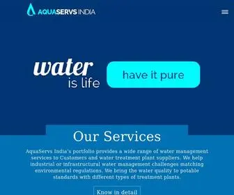 Aquaservsindia.com(Water Treatment) Screenshot