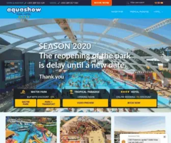 Aquashowpark.com(AquaShow Park Hotel) Screenshot