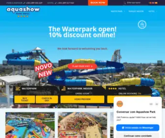 Aquashowparkhotel.com(Aquashow Parque Aquático) Screenshot