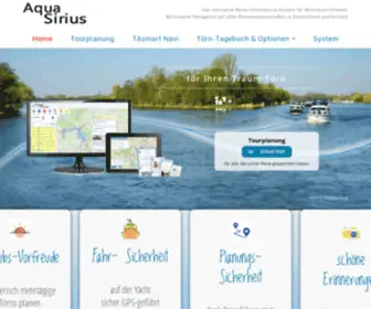 Aquasirius.eu(Aqua Sirius) Screenshot