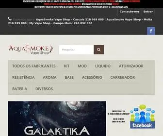 Aquasmokeportugal.com(AquaSmoke Vape Shop) Screenshot