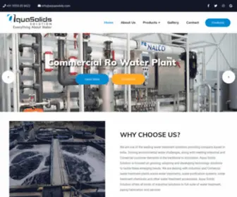 Aquasolids.com(Aqua Solids Solution) Screenshot