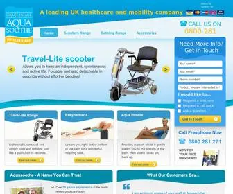 Aquasoothe.com(Aquasoothe electric scooters) Screenshot