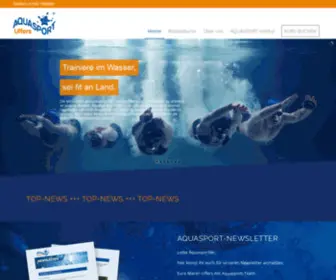 Aquasport.de(AQUASPORT Ulfers) Screenshot