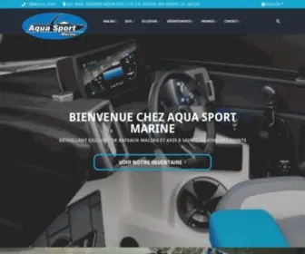 Aquasportmarine.com(Bateaux Malibu et Axis à vendre à SteAgathedesMonts) Screenshot