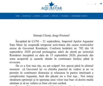 Aquastarsatumare.ro(Aquaparc Satu Mare) Screenshot