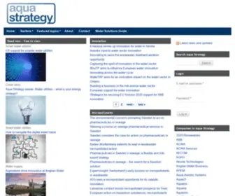 Aquastrategy.com(Aqua Strategy) Screenshot