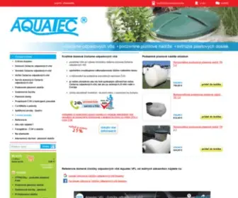 Aquatec.sk(Kvalitné domové čistiarne (čističky)) Screenshot