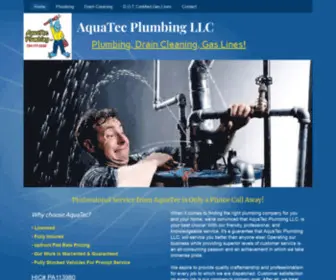 AquatecPlumbingllc.com(Home) Screenshot