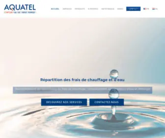 Aquatel.be(Accueil) Screenshot