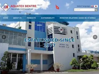 Aquatexbentre.com(Aquatex) Screenshot