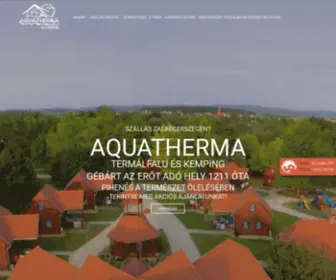 Aquatherma.hu(Aquatherma Termálfalu és kemping) Screenshot