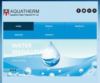 Aquathermindia.org(Aquatherm) Screenshot