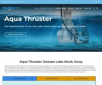 Aquathruster.com(The Aqua Thruster Is The Strongest Lake Muck Blower) Screenshot