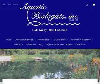 Aquaticbiologists.com(Aquatic Biologists) Screenshot