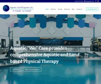 Aquaticcare.net(Aquaticcare) Screenshot