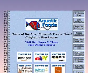 AquaticFoods.com(Aquatic Foods) Screenshot