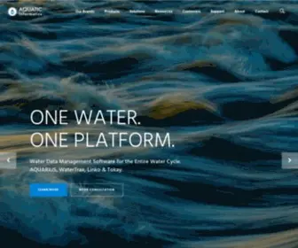 Aquaticinformatics.com(Aquatic Informatics) Screenshot