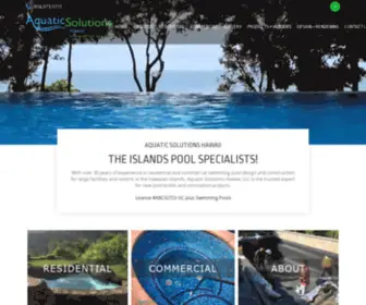 Aquaticsolutionshi.com(Aquatic Solutions) Screenshot